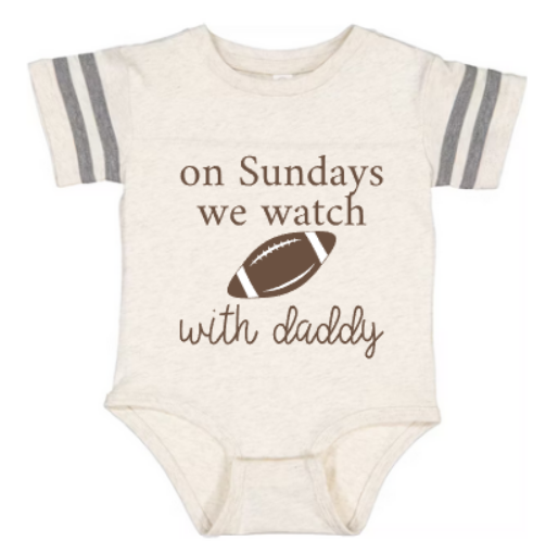 Football with Daddy Onesie